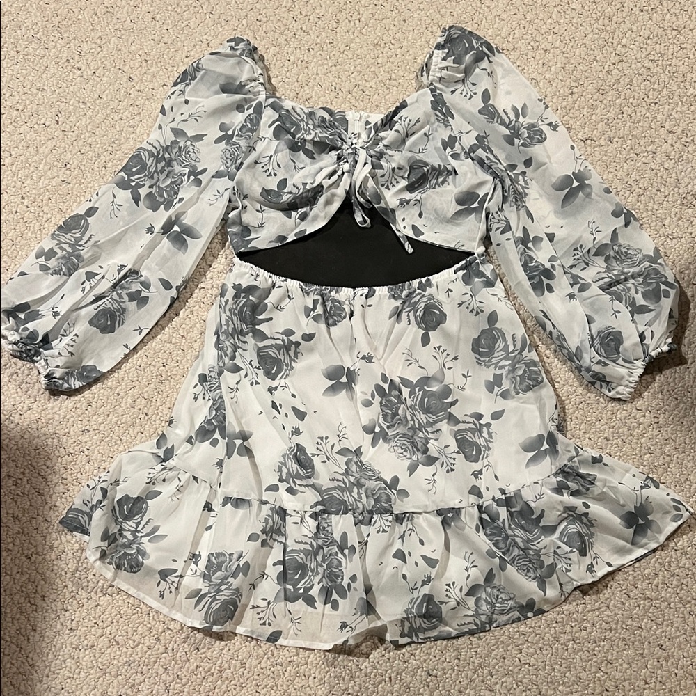 Floral Puff Sleeve Dress